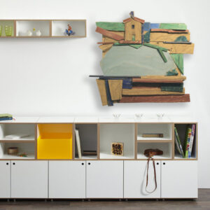 Kunst Holzcollage von Marcel Schoenen