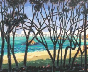 Australien Mystery Beach - Gemälde - Kunst - Britta Schoenen