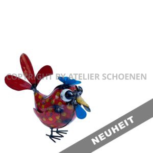 Gartenkunst bunt Tiere aus Metall Kunst für den Garten
